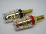 M8x54mm,Binding Post Connector, Gold plated